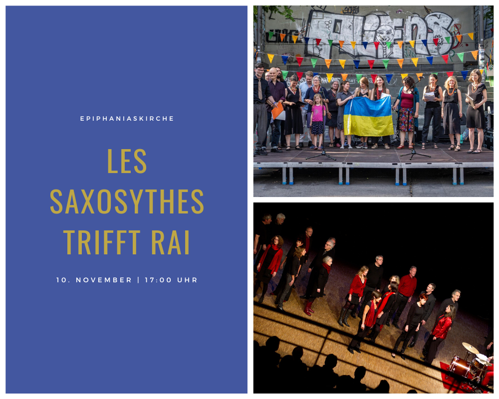 LES SAXOSYTHES trifft RAI – Doppelkonzert zweier Kölner Chöre