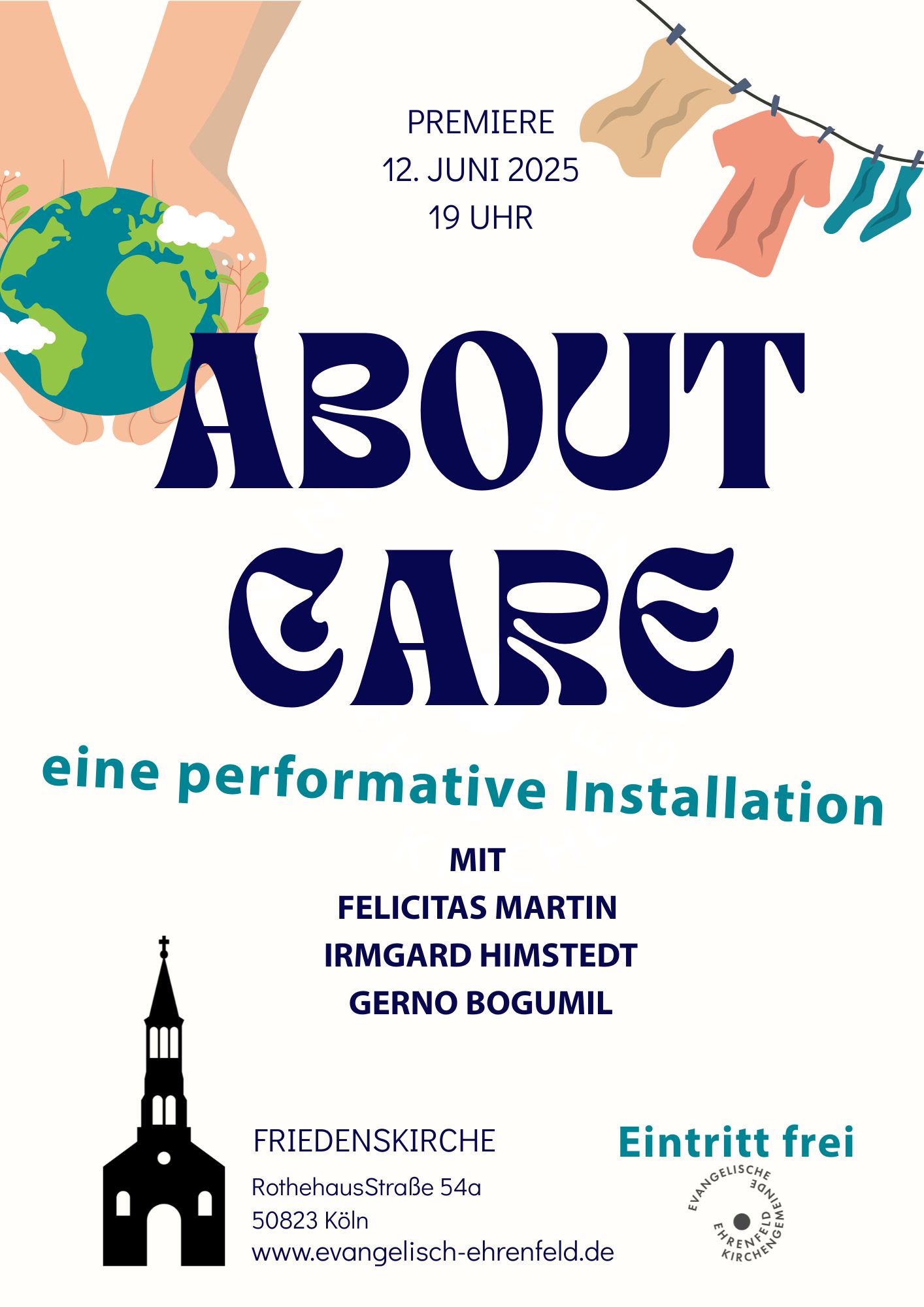 KunstSpuren: About care – eine performative Installation