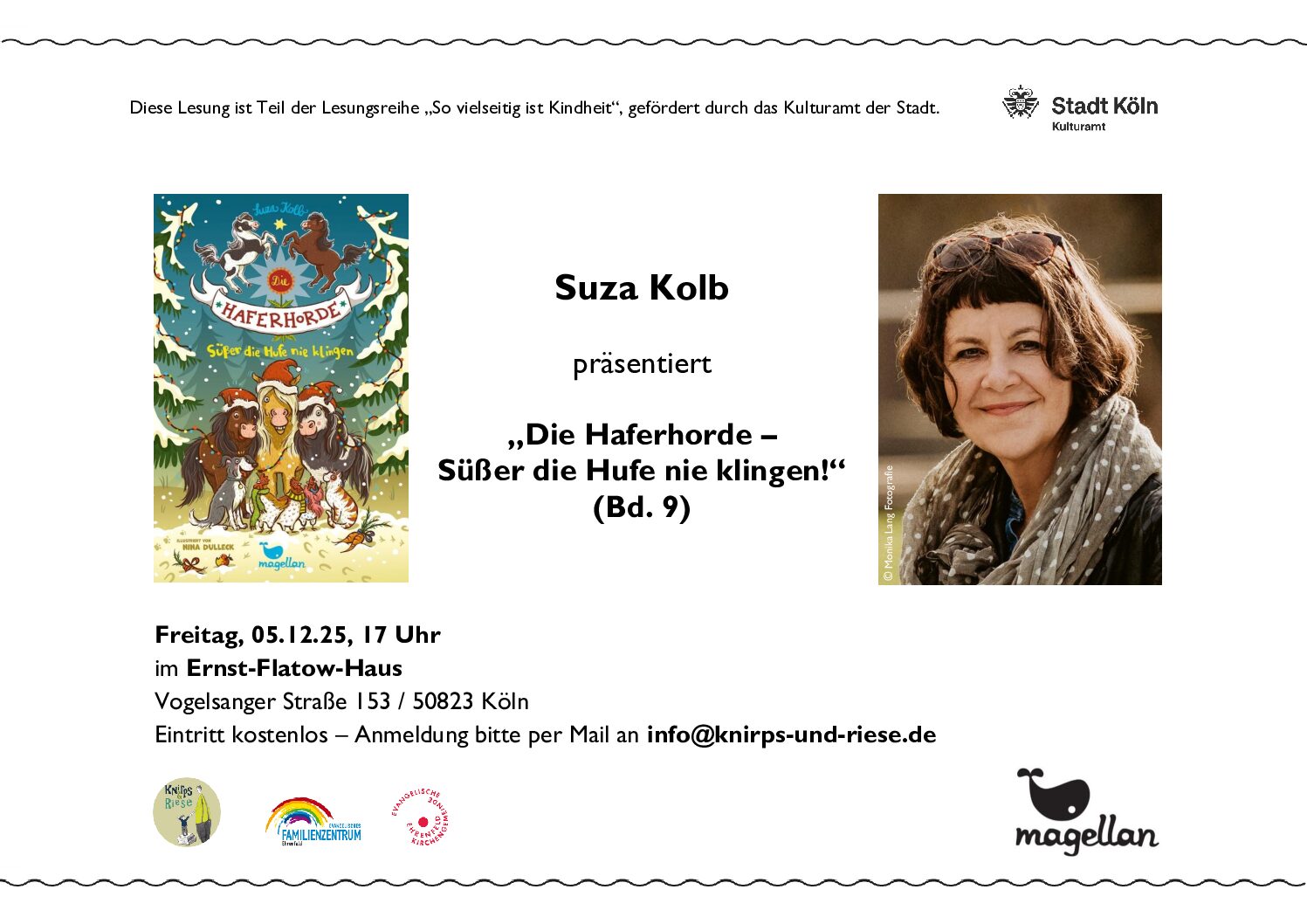 Mit der Haferhorde und Suza Kolb durch den Advent