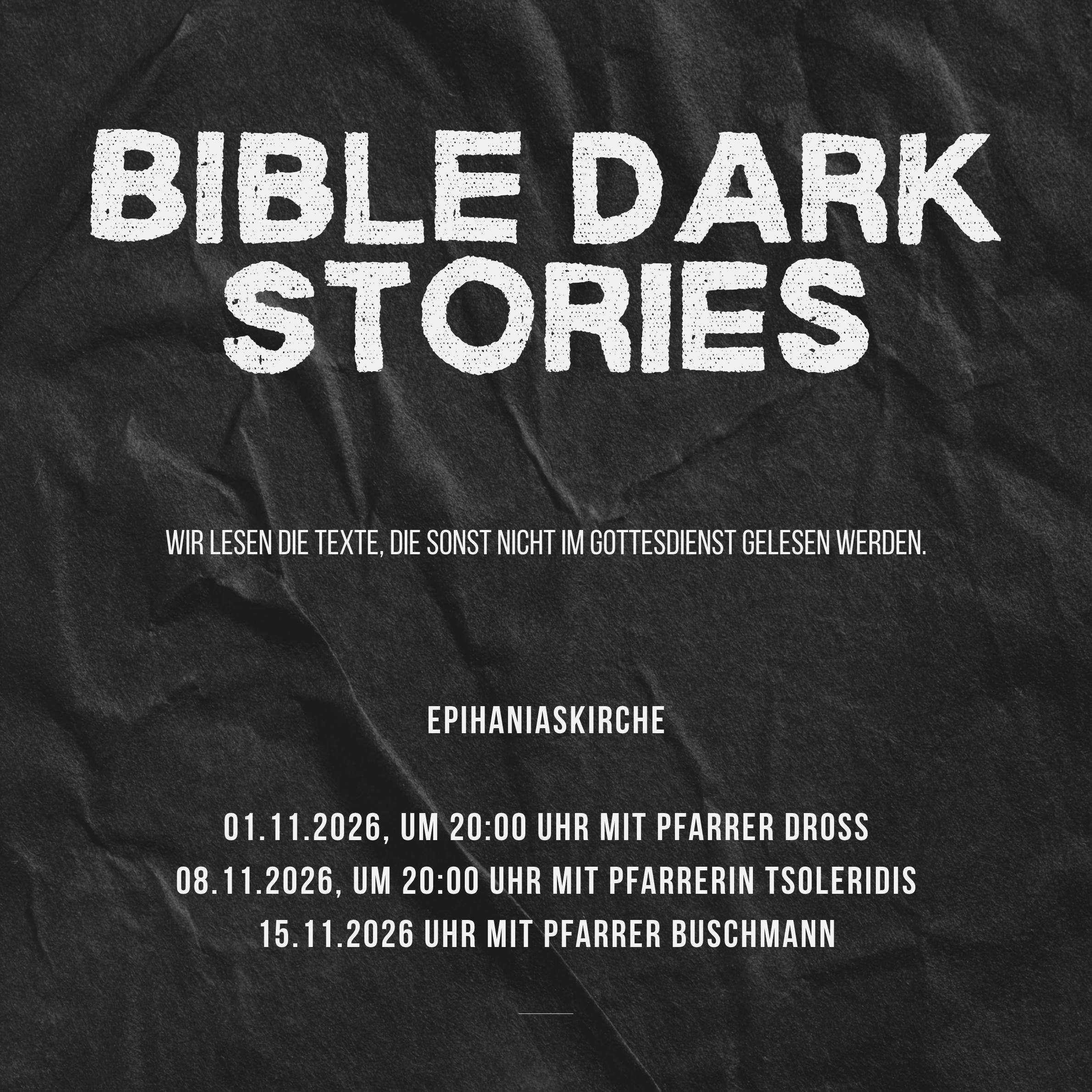 Bible Dark Stories
